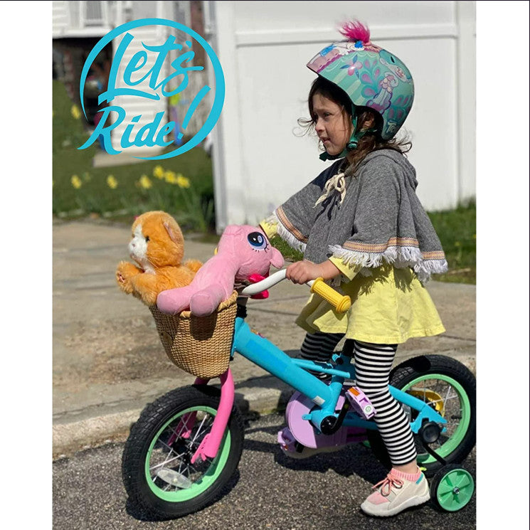 12 Inch Kids Toddler Starter Bicycle Training Wheels BEST GIFT For Ages 2-4 Girl