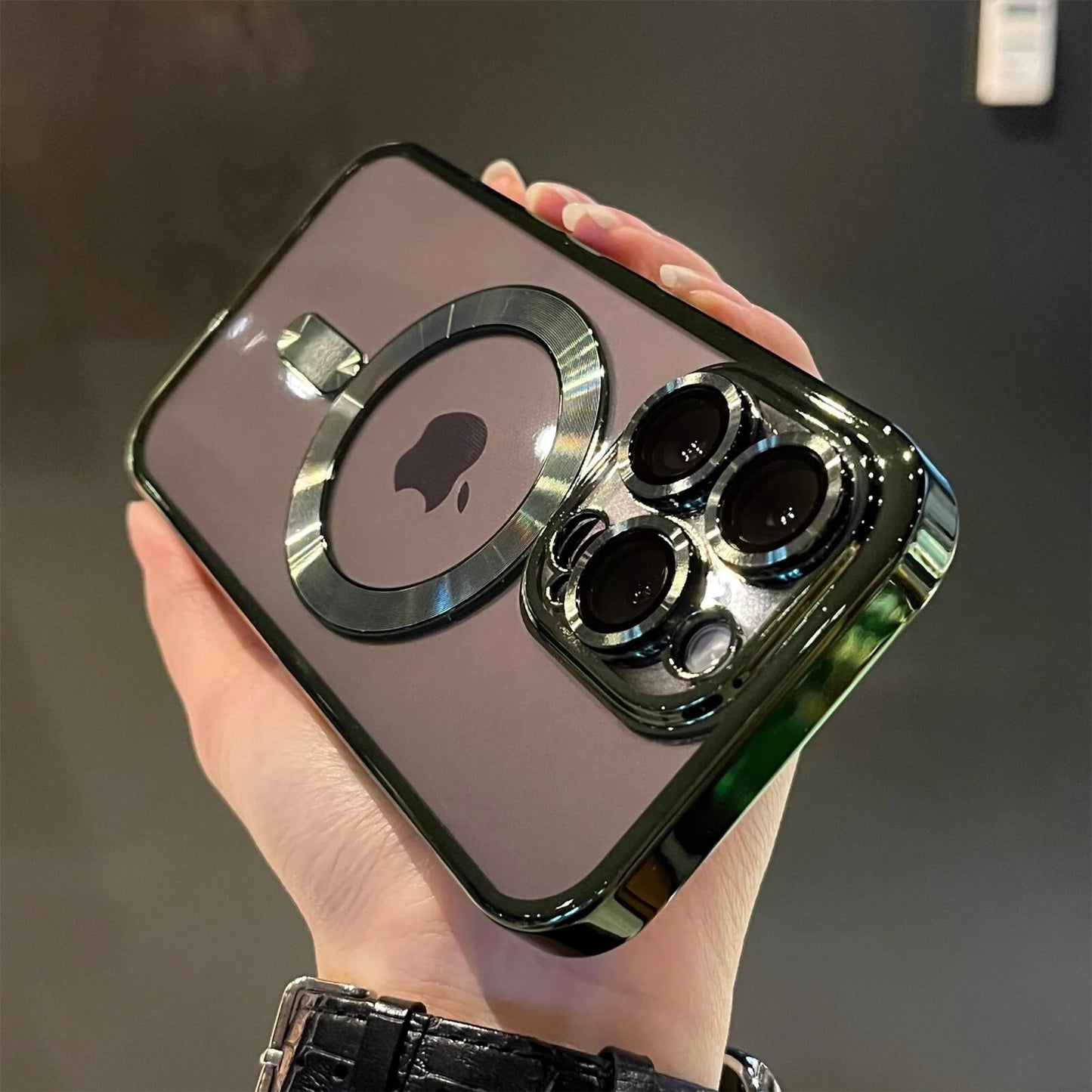 For iPhone 11 12 13 14 15 Pro Max Plus Shockproof Silicone Cover Wireless Case