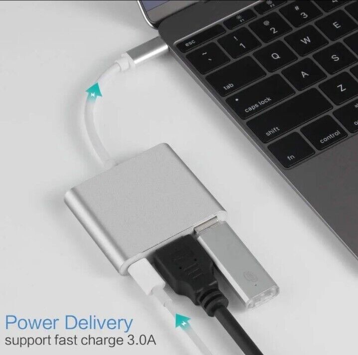 USB-C Type C HDMI Adapter Cable Converter Hub for Macbook Android Phone HDTV TV