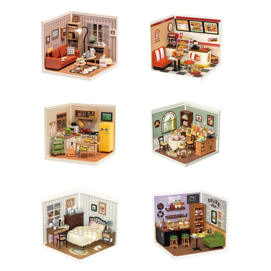 Rolife 1:24 Miniature Dollhouse Super Creator Plastic Building Teens Xmas Gift