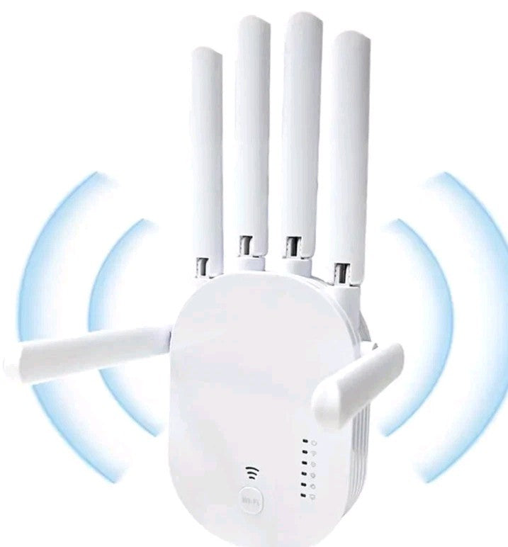 2025 WiFi Extender Signal Booster, WiFi Extender 5GHz/2.4GHz 1200Mbps WiFi Range
