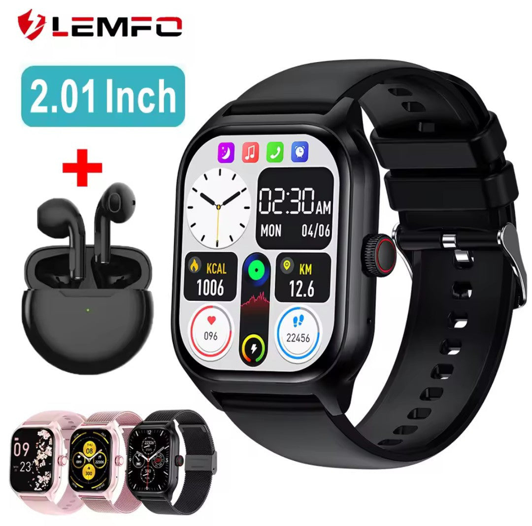 LEMFO LT10 Smart Watch 2024 | Bluetooth Call | Fitness Tracker | Music Control |