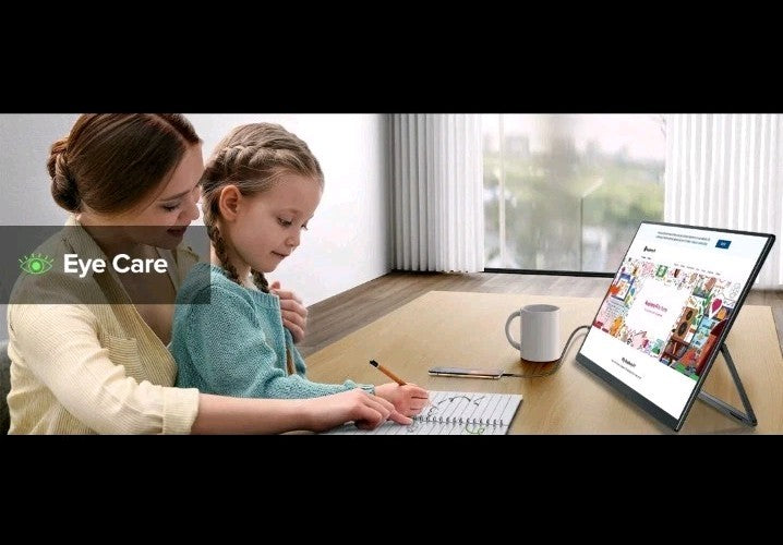 Used UPERFECT 23.8" Portable Monitor 100Hz Larger Screen 1080P FHD For Computer