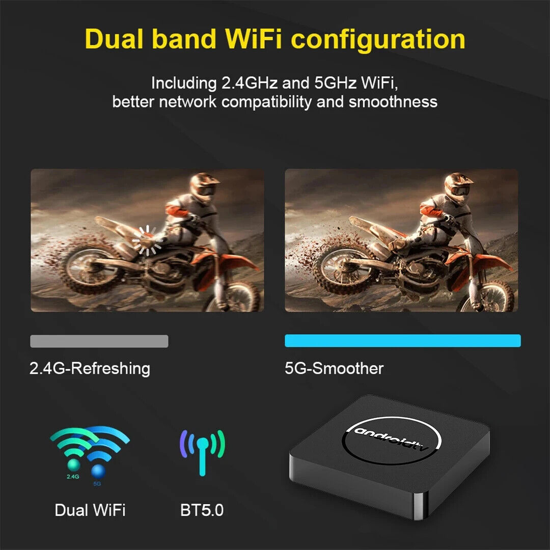 4K HDR10+ Smart TV Box Allwinner H313 2GB16GB Dual Wifi Set Top Box Media Player