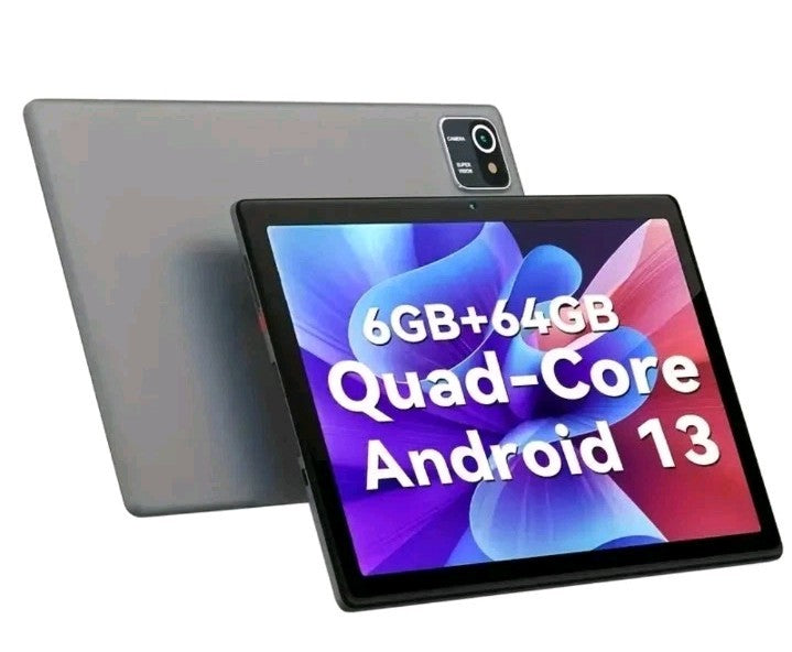 AEEZO Tablet 10.1" Android 13 Tablet 6GB+64GB Quad Core 1280×800 HD PC Xmax