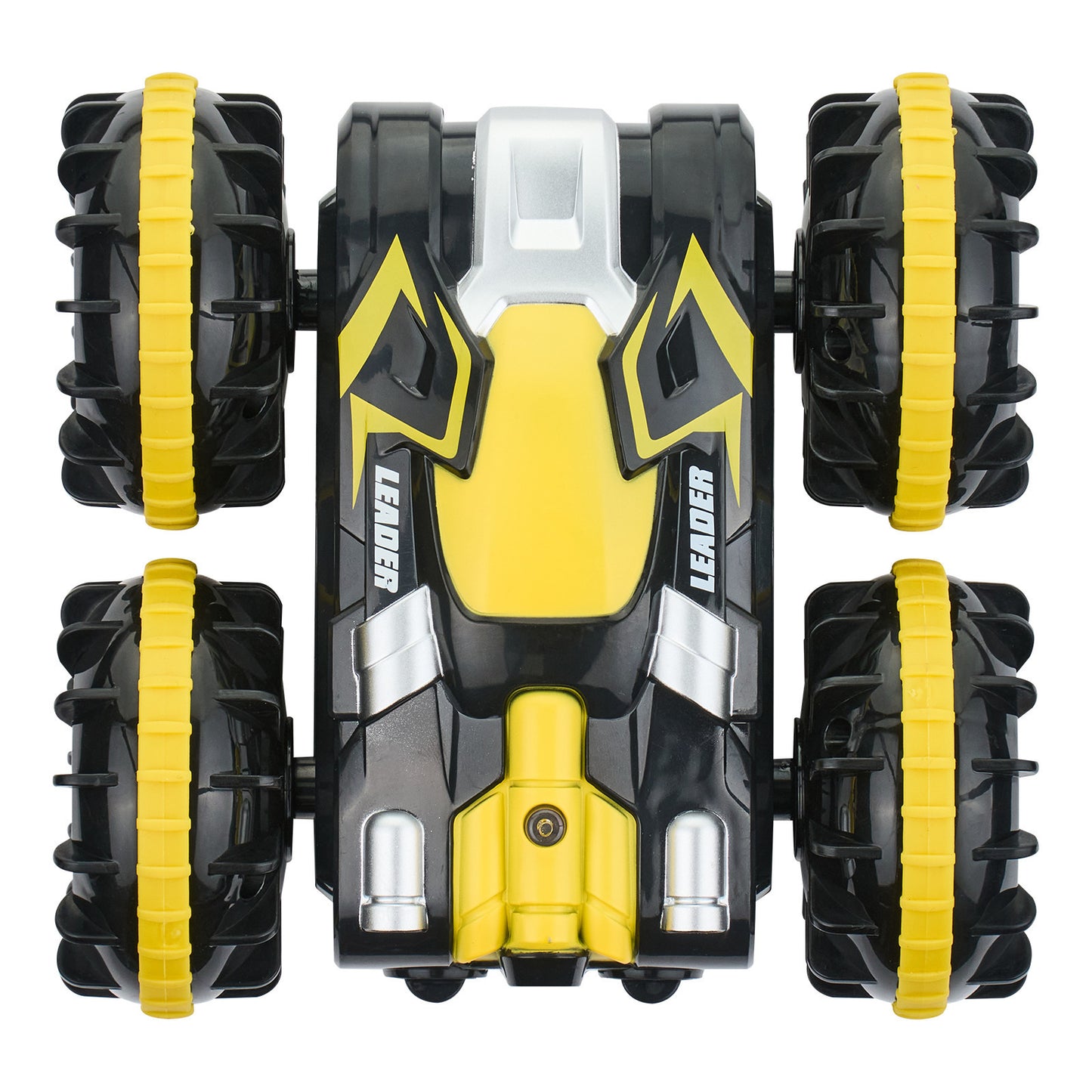 Amphibious Remote Control Car Boat 2.4 GHz 4WD RC Boat Kids Adults Yellow
