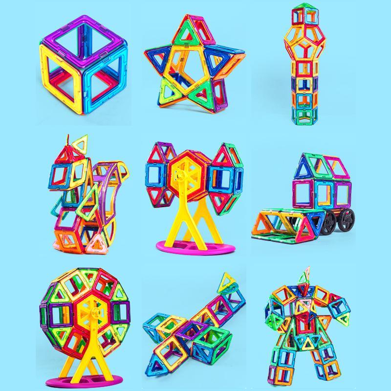 Magnets Toys for Kids Big Size Plus Magnetic Blocks for Children Designer