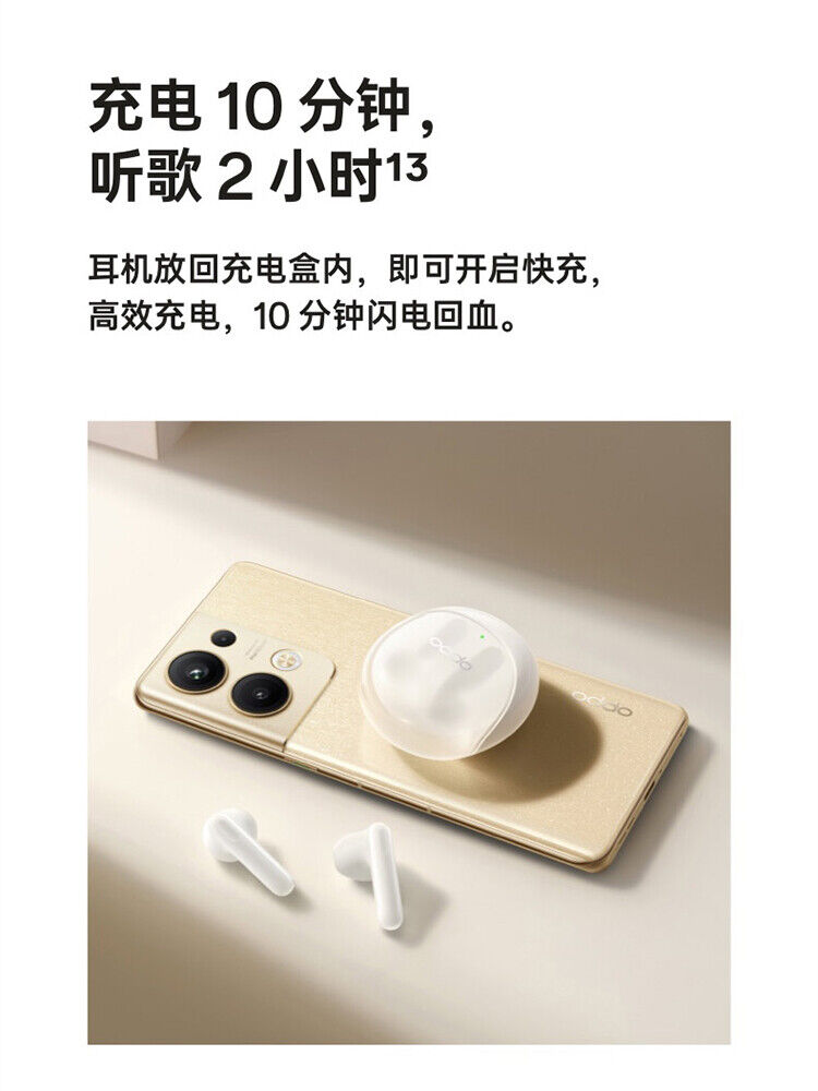 OPPO Enco Air 3 Half-in-ear earbuds headphones Customised pop-ups IP54 BT5.3