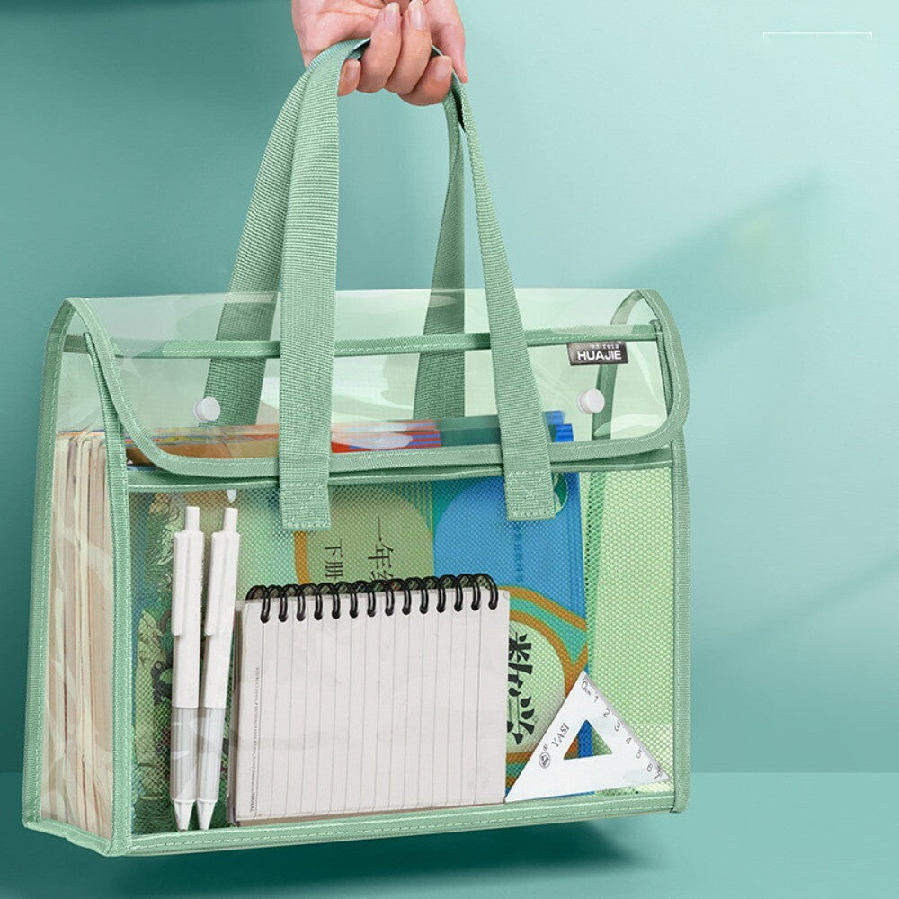 Multifunctional Test Handbag Data Storage Bag School Office Supplies