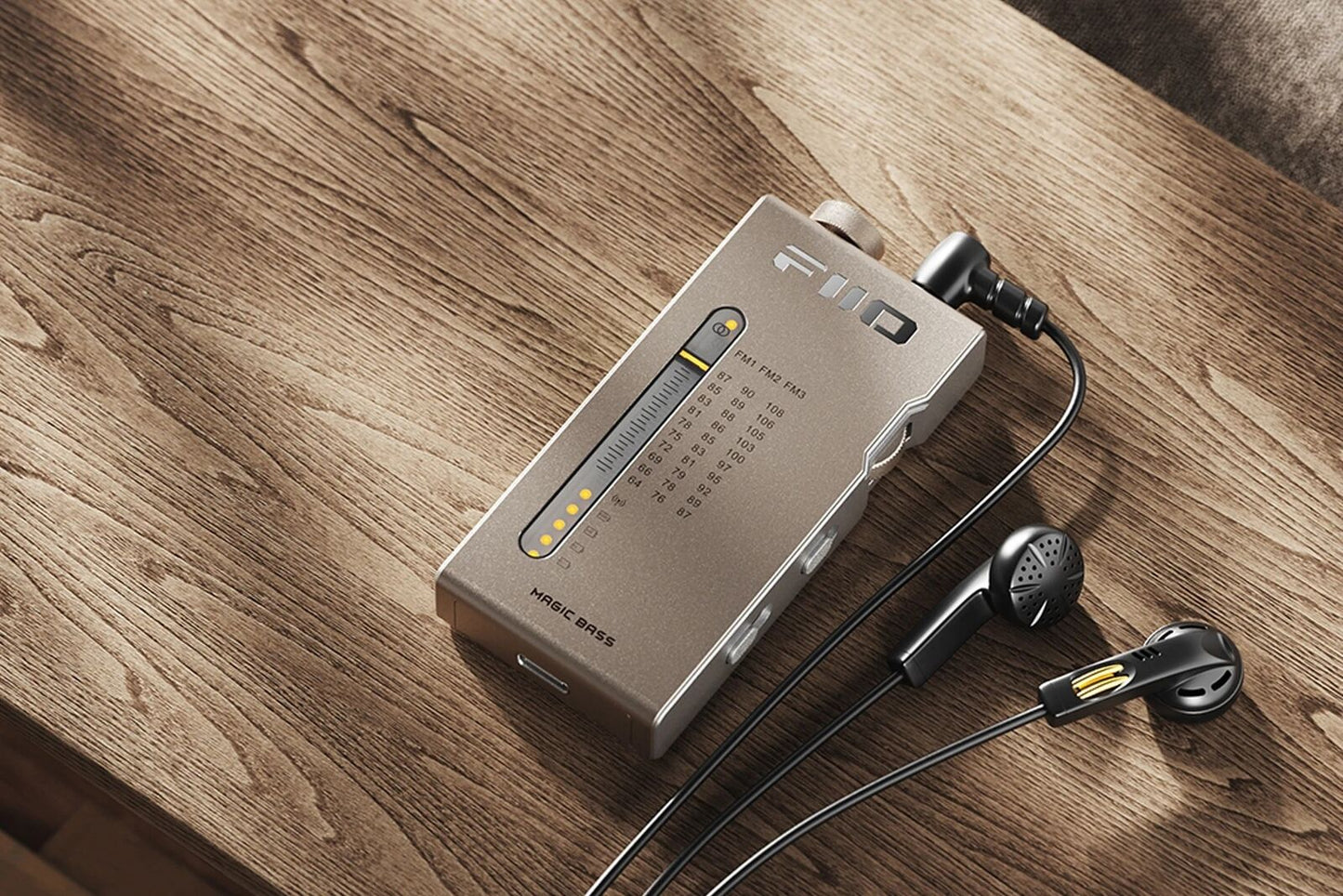 Fiio RR11 Retro Portable Stereo Radio FM/AMP dual modes/Aluminum body/Si4831