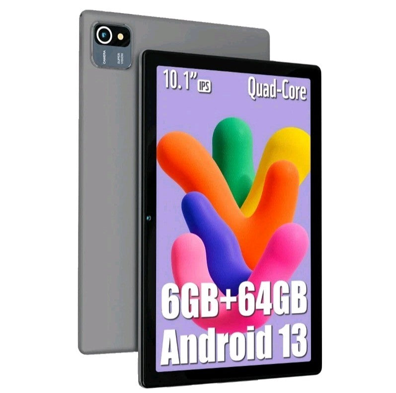 2025 Tablet 10.1" Android 13 Tablet 6+64GB Quad Core 1280×800 HD IPS WIFI