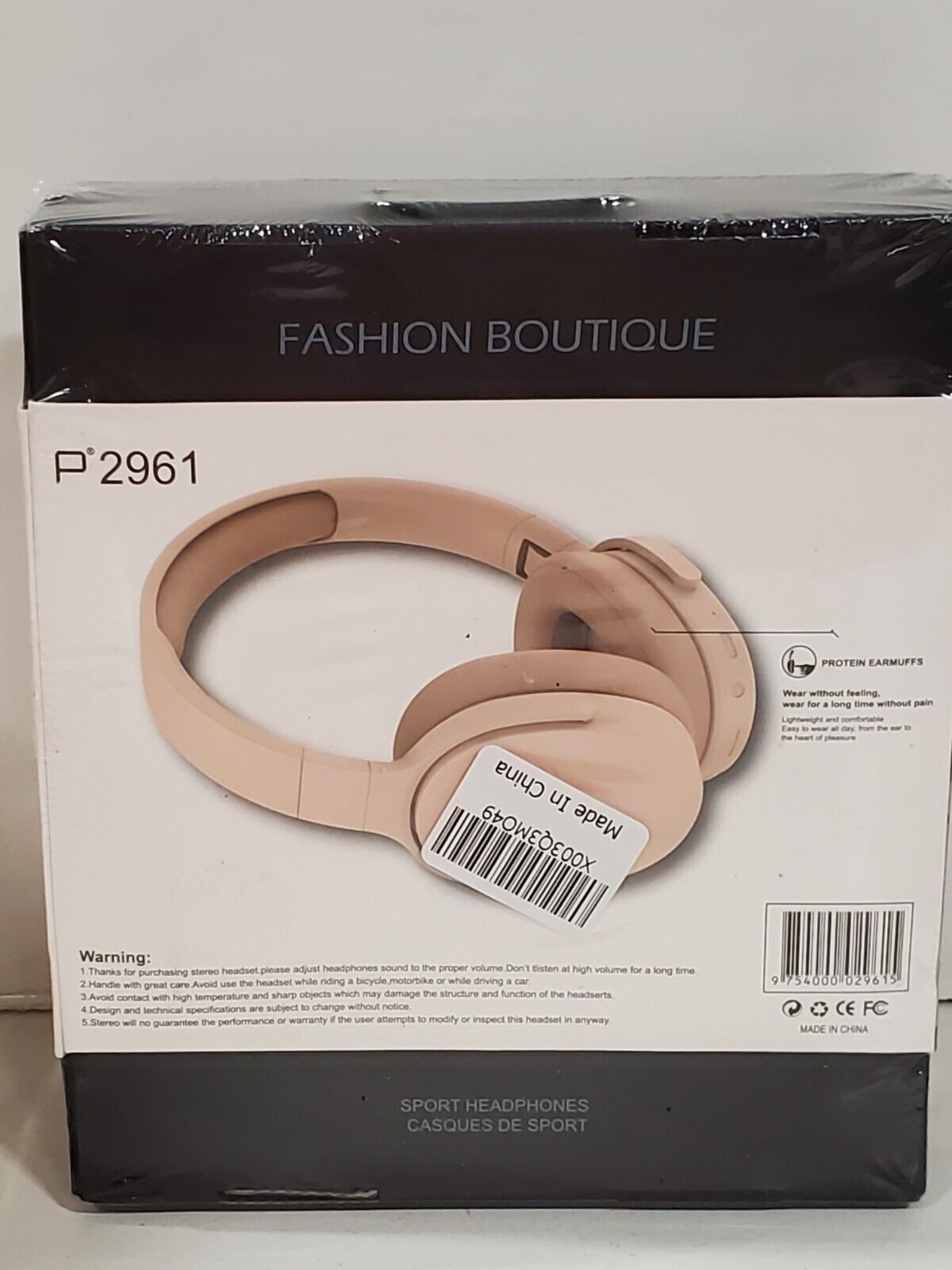 Fashion Boutique (P2961) Wireless Headphones