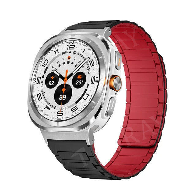 Quick Fit Silicone Band for Samsung Galaxy Watch Ultra 47mm Magnetic Loop Strap