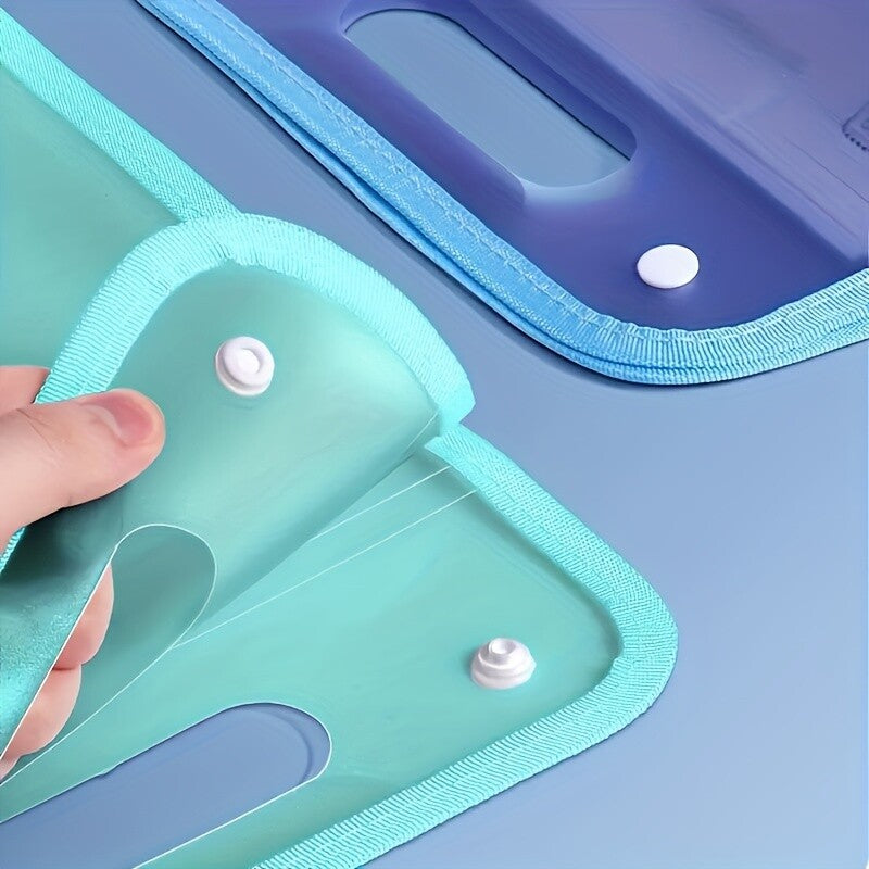 A4 Folder Vertical File Manager Handle Extended Waterproof Portable13 Pocket