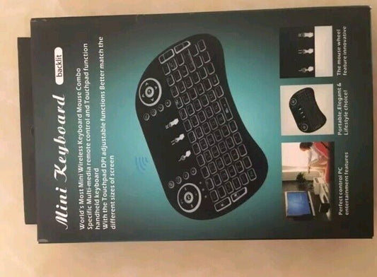2.4GHz Backlit Wireless Mini Keyboard Air Mouse Remote