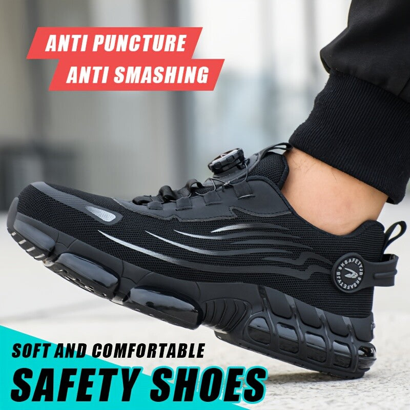 Best Indestructible Safety Work Shoes Steel Toe Breathable Work Boots Mens US