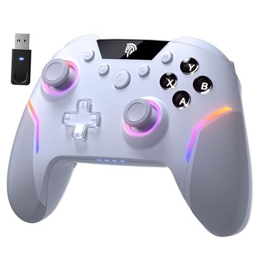 X20 Wireless Gaming Controller with RGB Backlit, 2-Stage Hall Effect Stick,