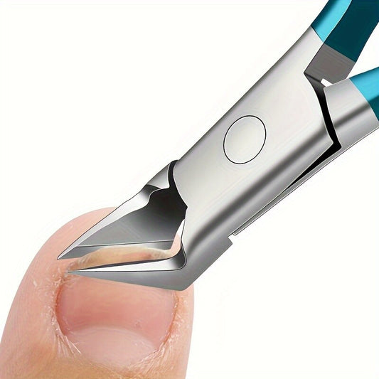 Stainless Steel Toenail Clippers - Classic Style Straight Edge Nail Clipper for