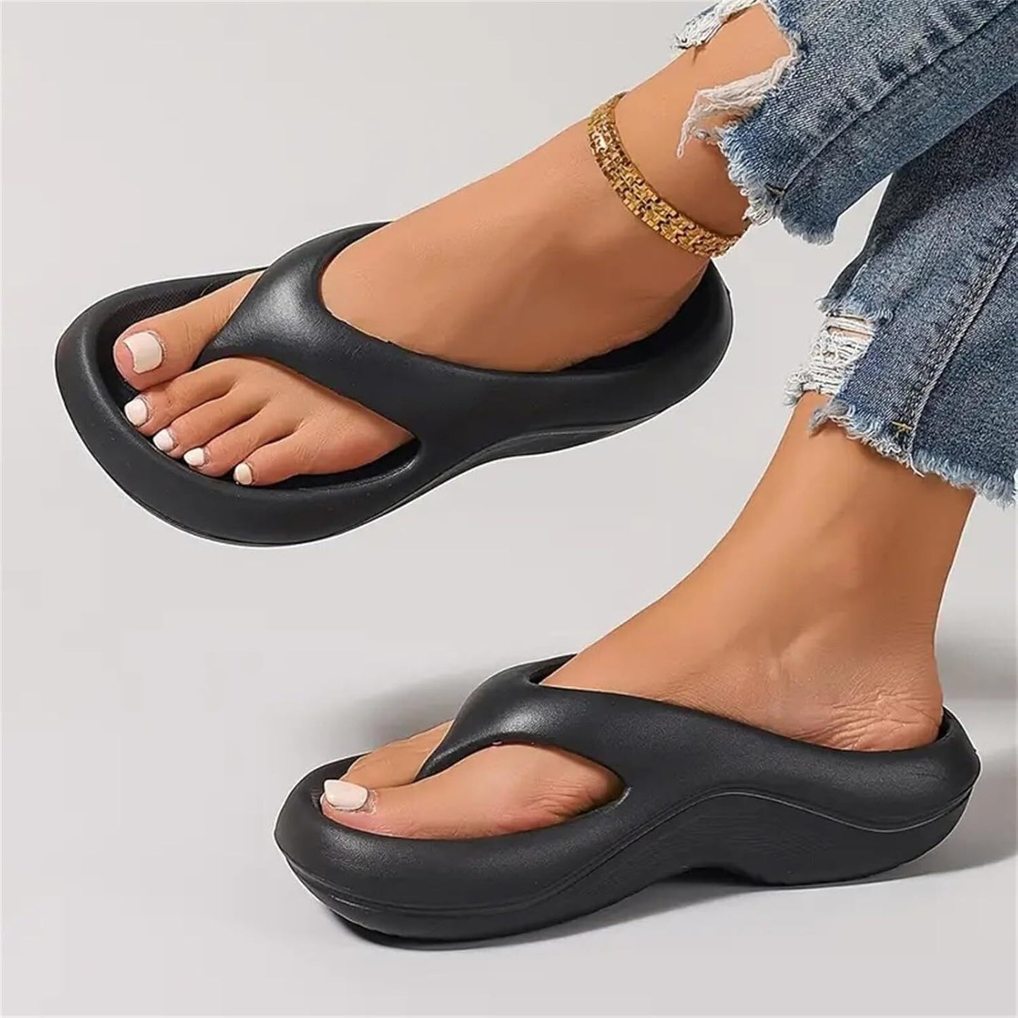 Women's Orthopedic Flip Flops - Arch Support & Plantar Fasciitis Relief