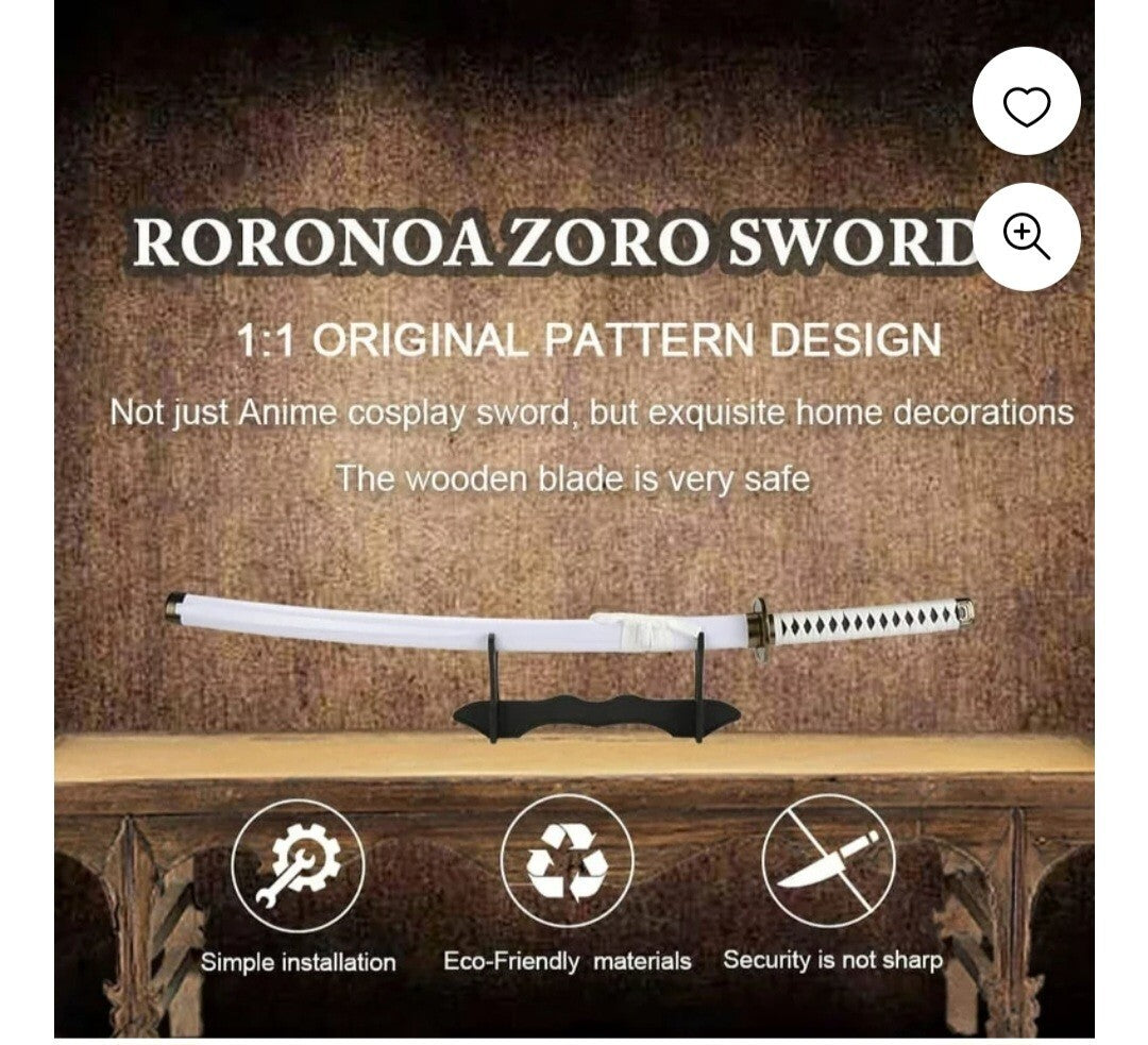 White Handle Bamboo KATANA. 🔥NEW