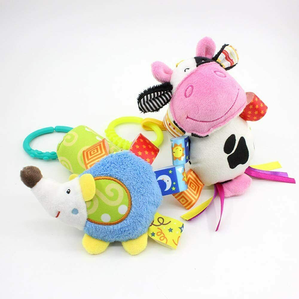 Baby Stroller Toy 6pcs 0-6 Mouth With Hanging Teether Toys For Boy Girl Gift
