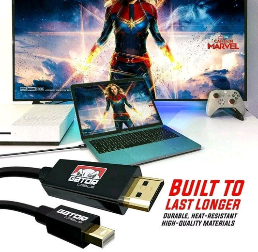 Mini DisplayPort DP Thunderbolt to HDMI Cable Adapter HD 4K for MacBook Surface