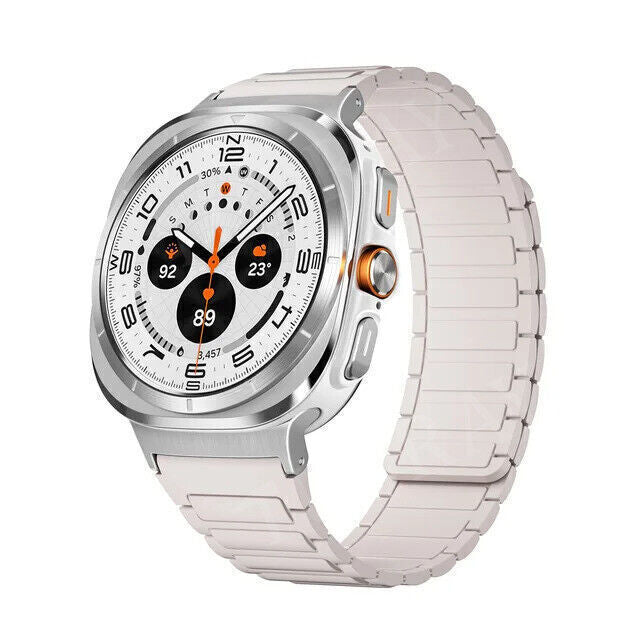Quick Fit Silicone Band for Samsung Galaxy Watch Ultra 47mm Magnetic Loop Strap