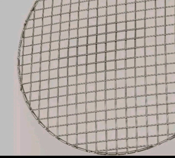 8 Inch Round Barbecue Grill Net Mesh Rack Grid Stainless Steel Grate Steam Net