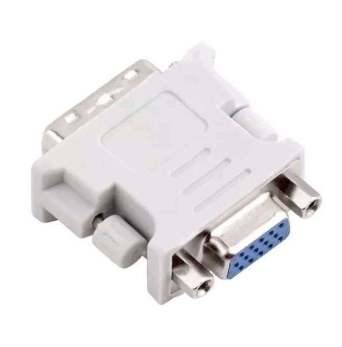 Brand New DVI DVI-I 24+5 Pin Male to VGA Female M-F Video Adaptor Converter