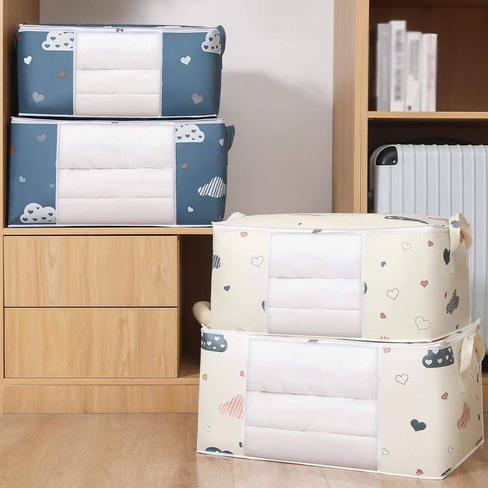 Clothes Storage Bag Large Capacity Organizer for Comforters Blanket Bedding🔥