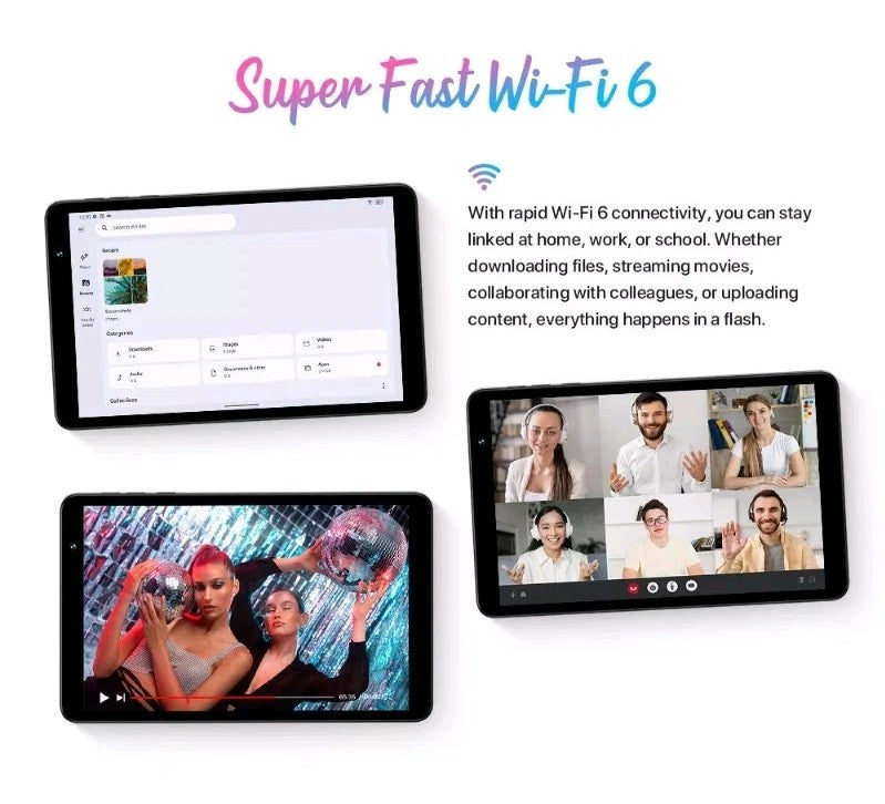 UMIDIGI G1 Tab Mini Android 14 Quad-Core 8" HD Display 3GB+32GB Wi-Fi 6 Tablet