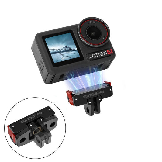 Magnetic Magnetic Mount Adapter for OSMO Action 5 Pro/4/3/2 Action Camera