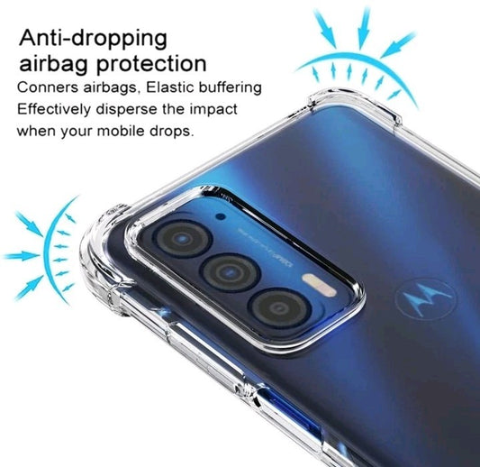 For Motorola Edge 2021 Case Phone Cover + Glass