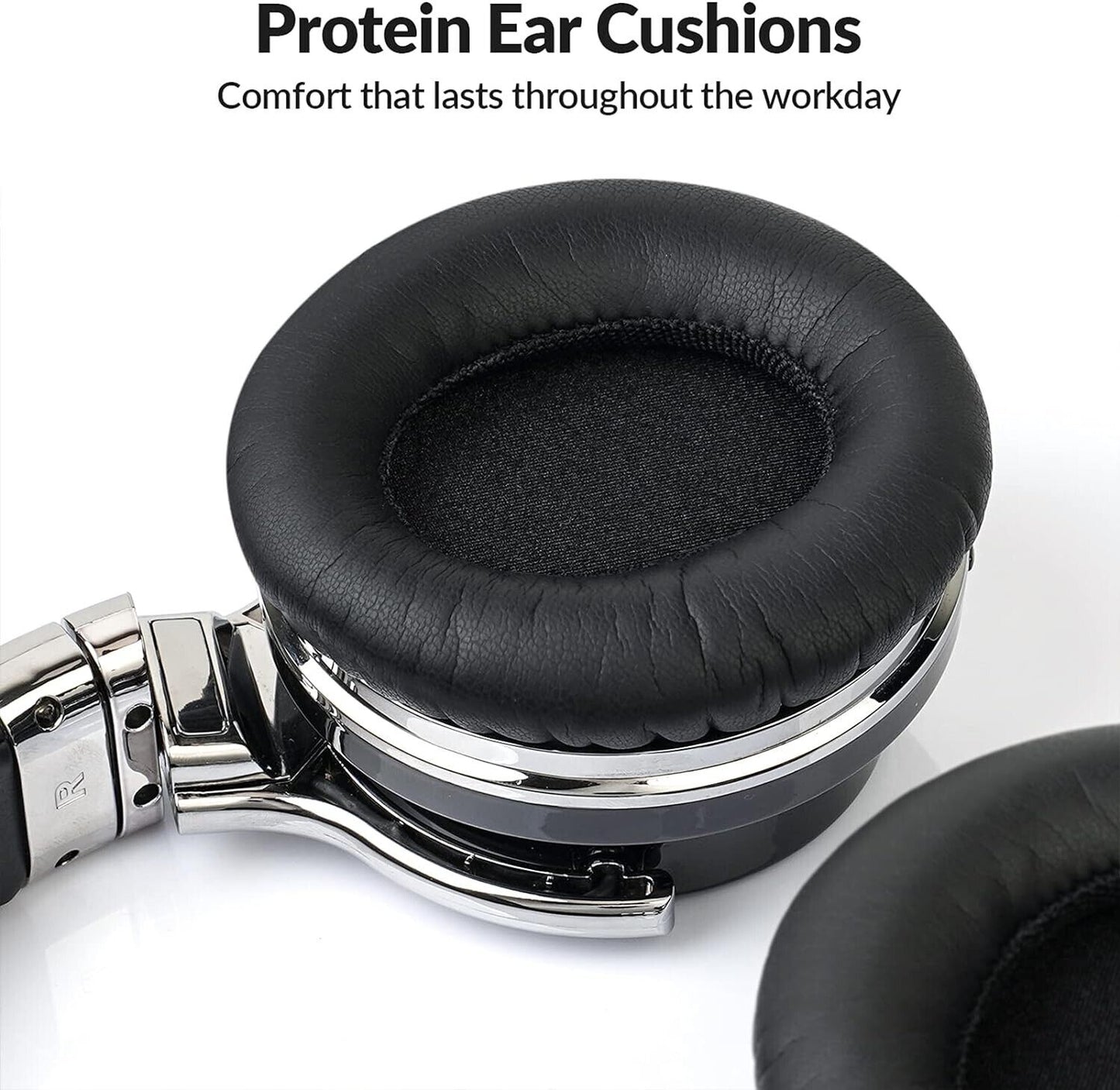 Custom 45mm Large Drivers Bluetooth Headphones - All-Day Comfort & Premium Sound