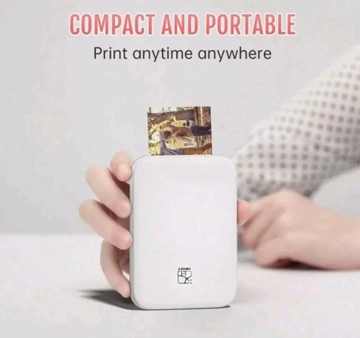 HPRT MT53 Mini Photo Printer - White