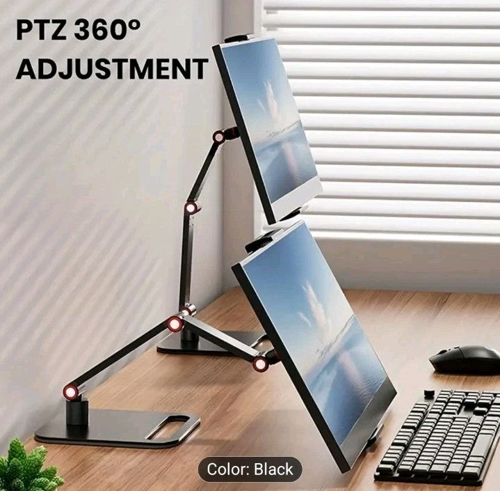 Rotating Portable Monitor Metal Stand Holder