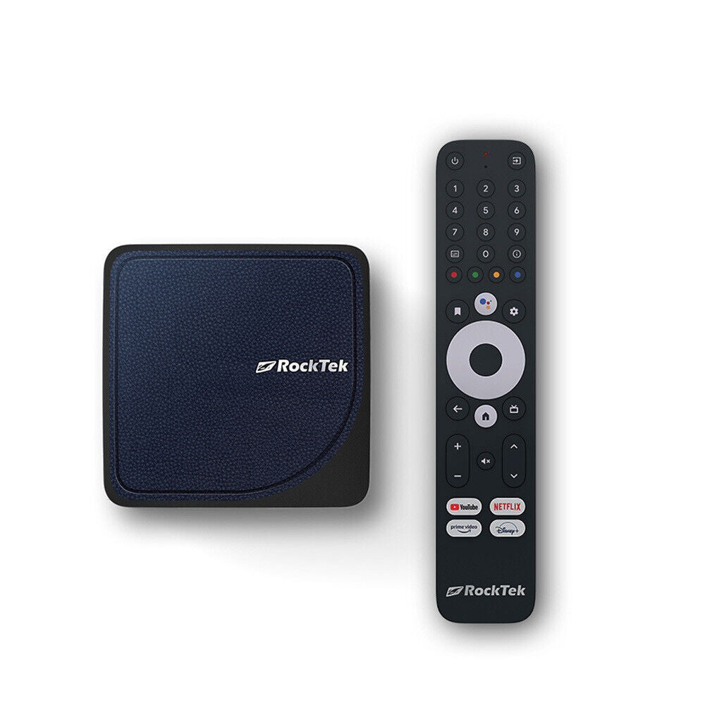 RockTek G2 4K TV Box Android 12 ATV Stream S905X4-K Media Player DTS Dolby Audio