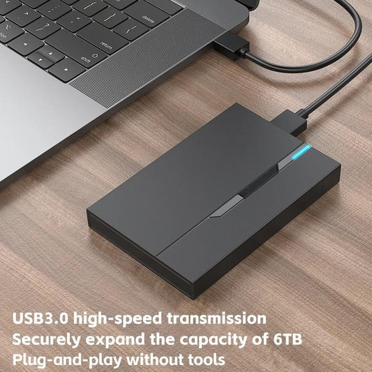 2.5" External Hard Drive Enclosure USB 3.0 Disk Case 6tb Supports 7mm 9.5mm (US)