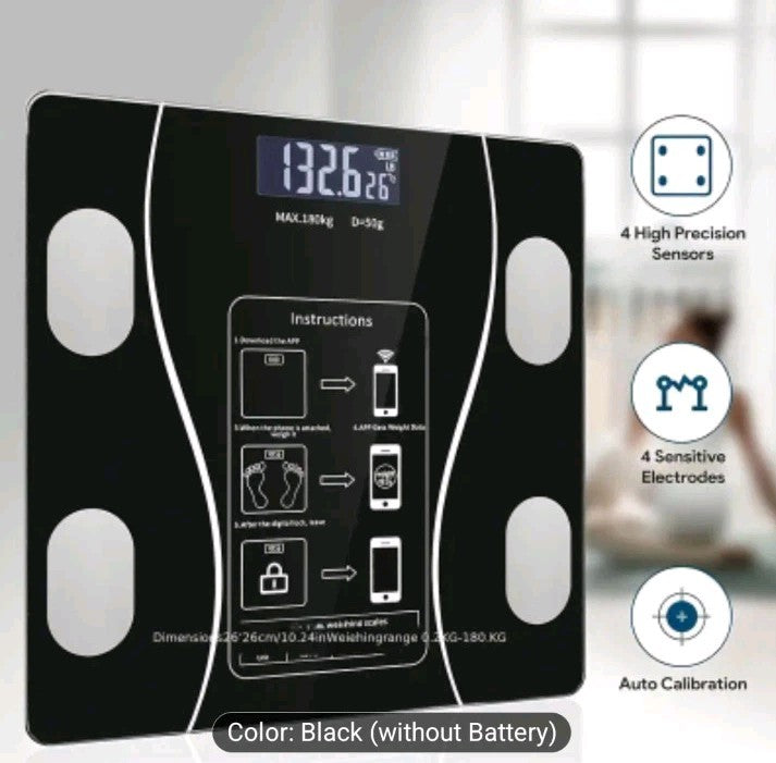 Smart Scale Body Weight Loss Accurate Height Digital Electronic Bluetooth Solid