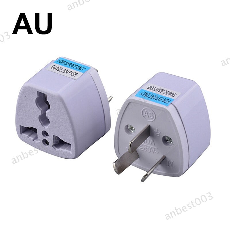US/UK/AU/DE Plug Adapter USA To Europe Travel Wall AC Power Charger Converter