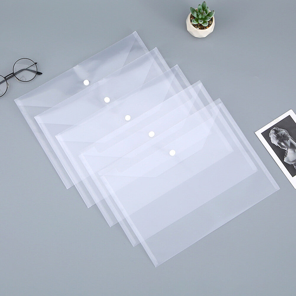 File Folder Plastic A4 Expandable Binder Pocket Perforated Pockets Envelope