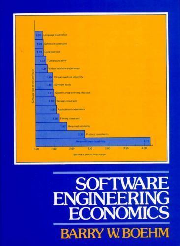 Software Engineering Economics - Paperback By Boehm, Barry W - GOOD