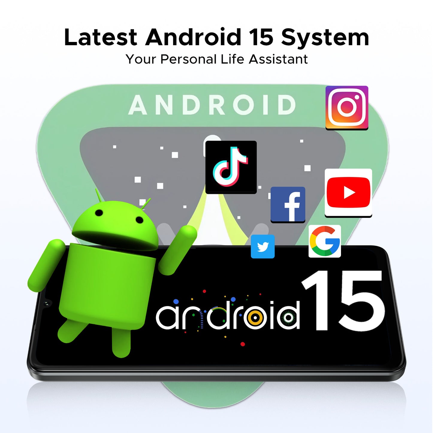 DOOGEE Note 59 Pro+ 5G Android 15 Unlocked Cellphone, 36GB+512GB 6250mAh 6.75"