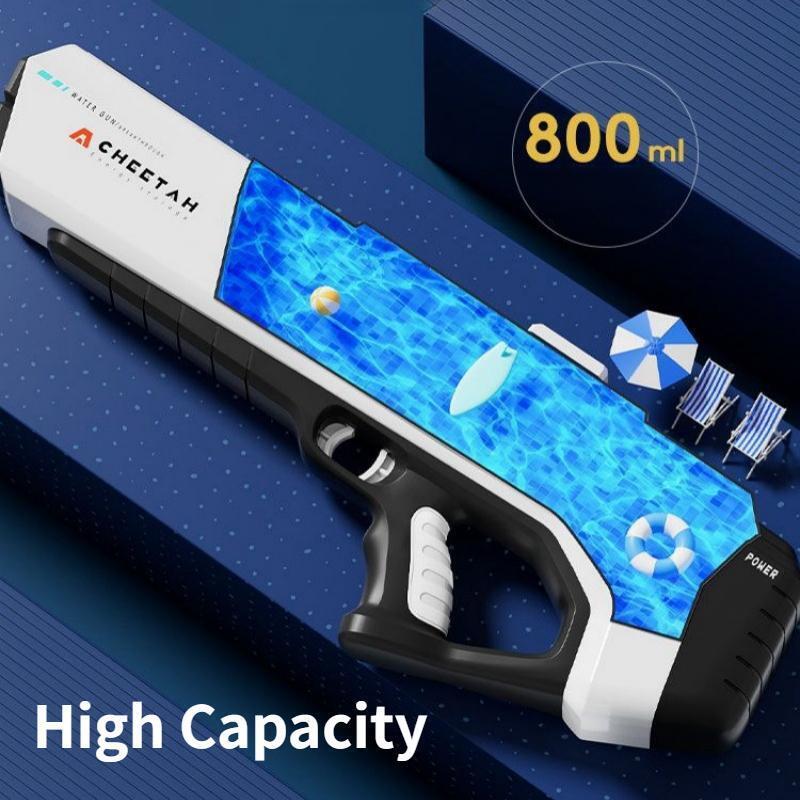 High Pressure Automatic Absorb Electric Water Gun Toy Summer Beach Water Gun Fig