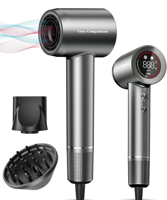 Professional High-Speed Blow Dryer, 150000 RPM, Negative Ion Technology