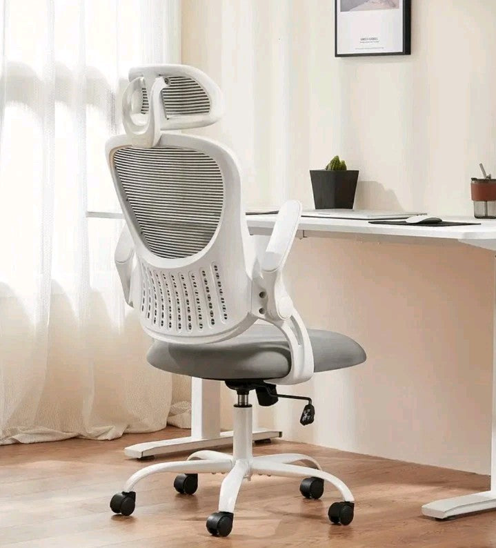 Ergonomic Office Chair, High Back Desk Chair with Flip-up Armrest