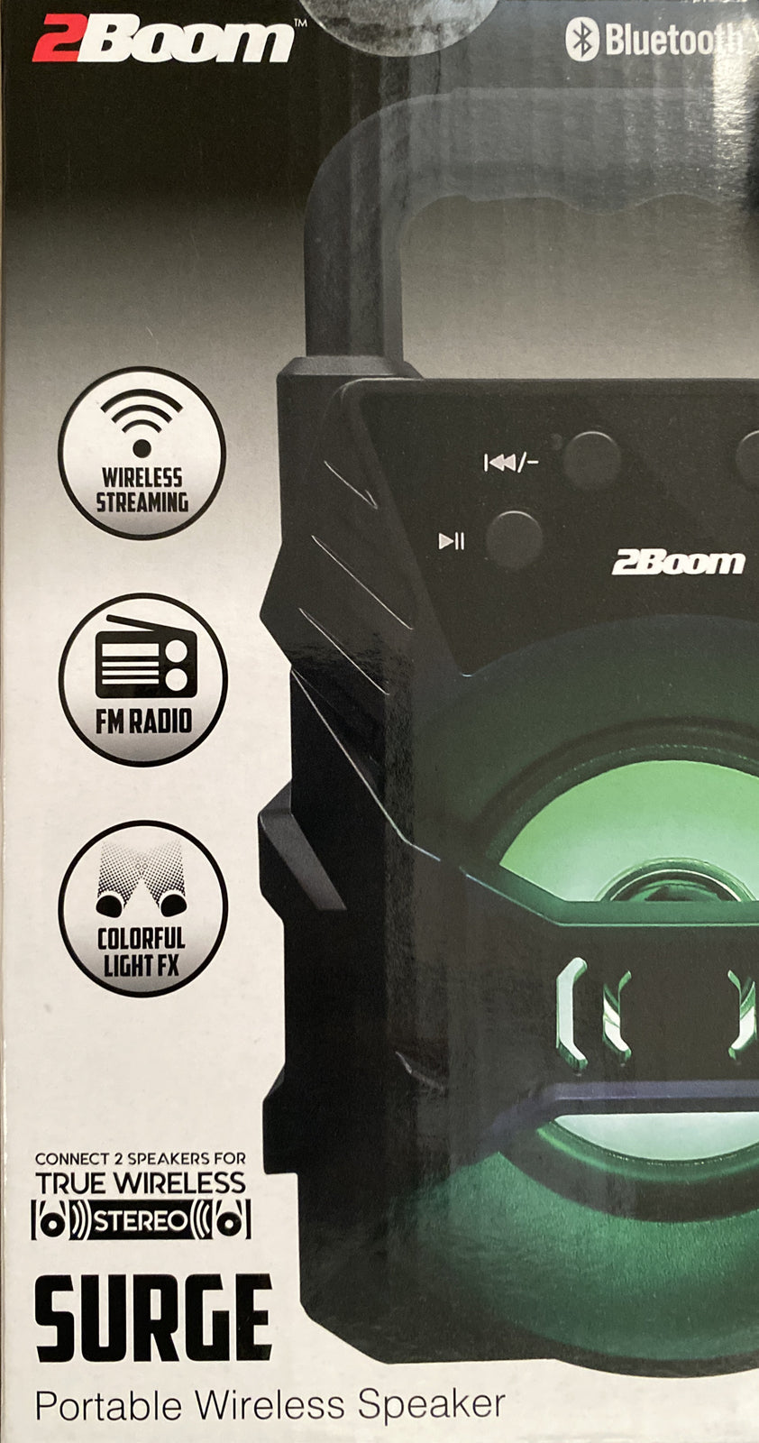 FM RADIO Extra Bass Wireless Speaker Portable Bluetooth Speaker Black - 3 in1 🎼