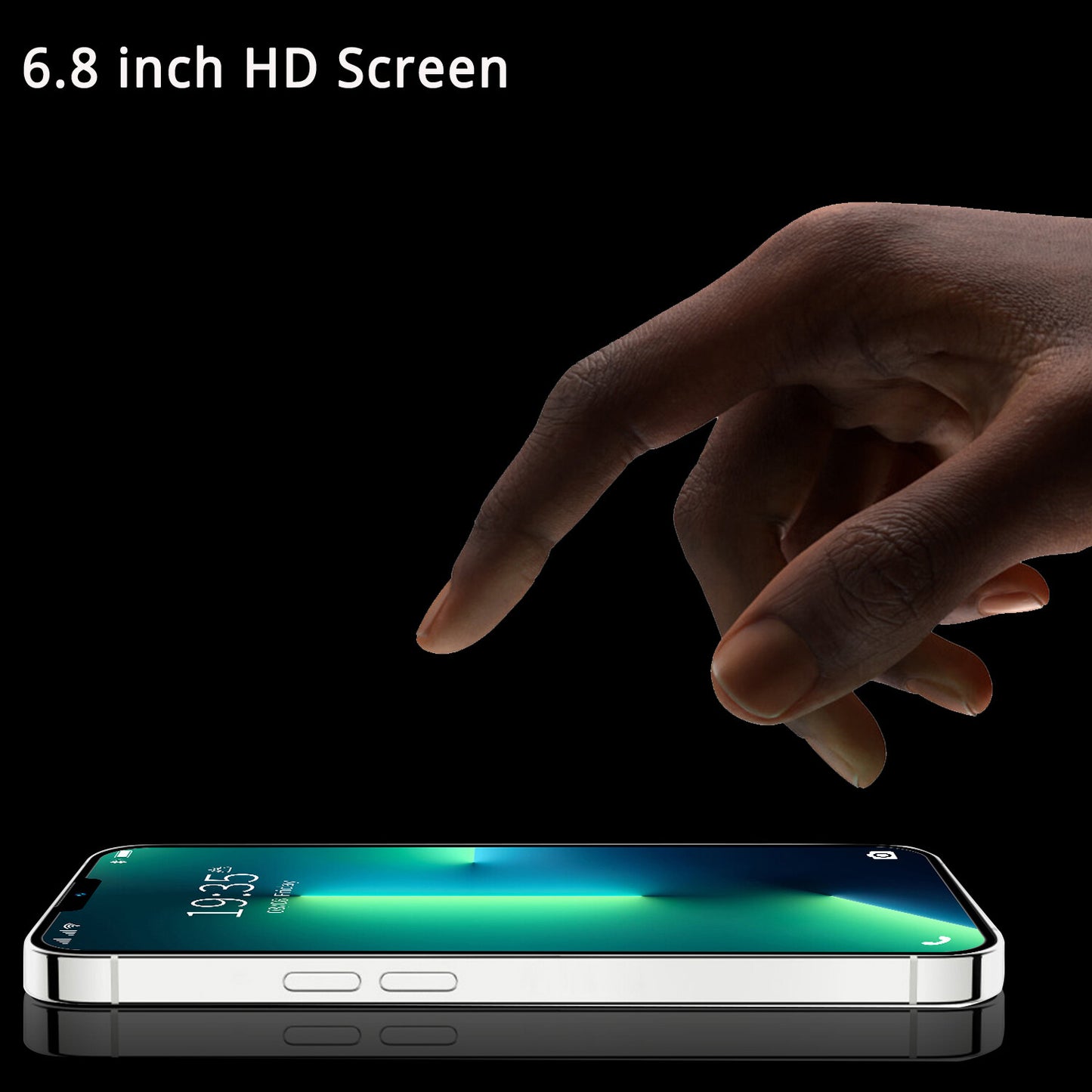 6.8" Unlocked i13 Pro Max Android 10 Smartphone Dual Sim 4G Phone Mobile 4+64 GB