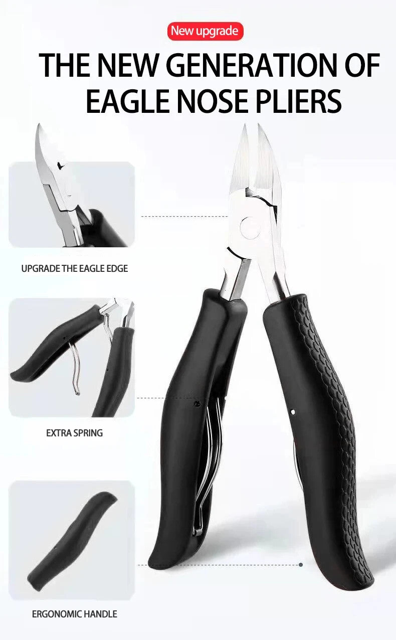 14Pcs Toenail Clippers for Thick Ingrown Toe Nails Heavy Duty Nail Clippers Kit