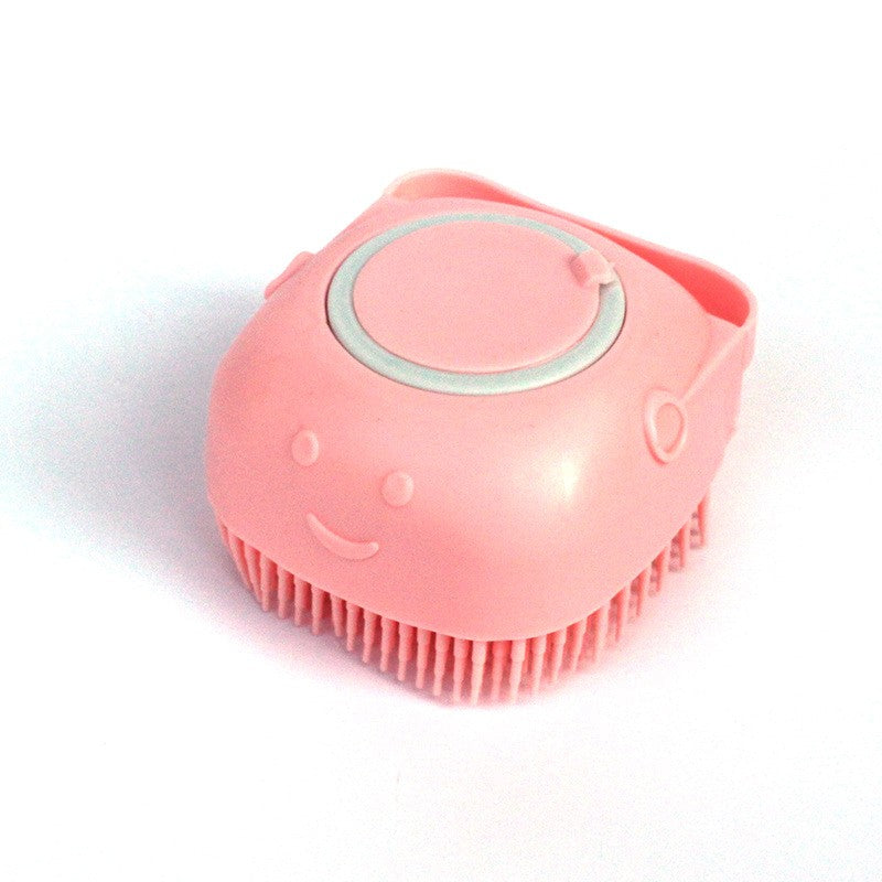 Silicone Dog Bath Massage Gloves Brush Pet Cat Bathroom Cleaning Tool Comb Brush